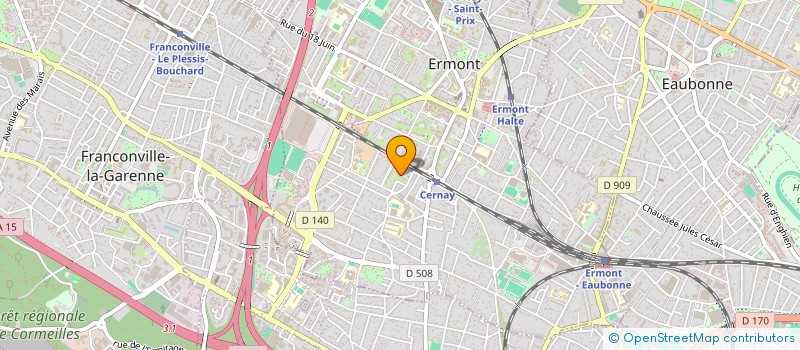 localisation de l'entreprise MADAME CATHERINE JOANNARD  ERMONT