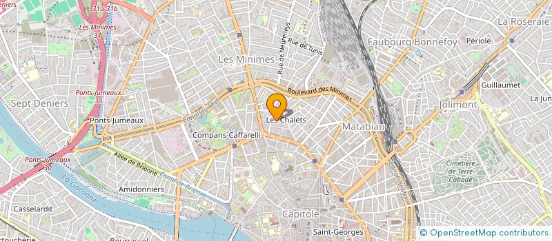 localisation de l'entreprise MADAME CATHERINE JOBERT  TOULOUSE