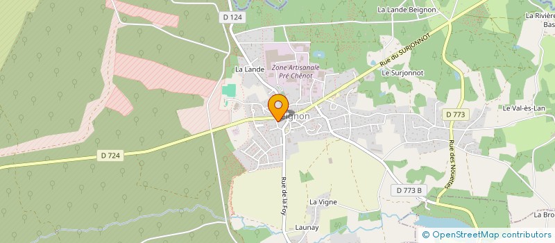 localisation de l'entreprise MADAME CATHERINE JOHAN  BEIGNON