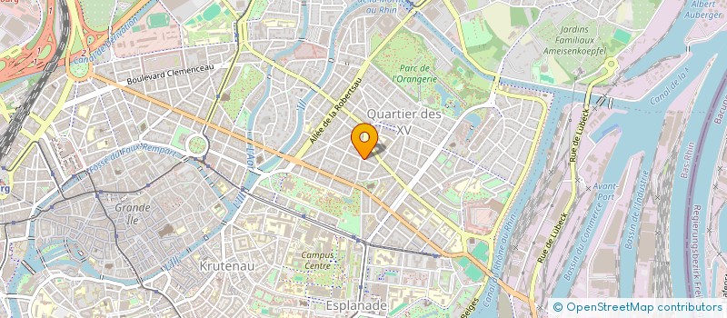localisation de l'entreprise MADAME CATHERINE JOHNSEN à STRASBOURG