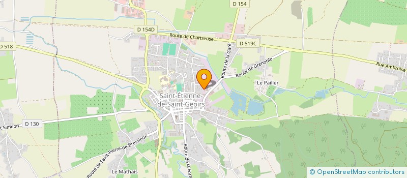 localisation de l'entreprise MADAME CATHERINE JOLY  SAINT-ETIENNE-DE-SAINT-GEOIRS