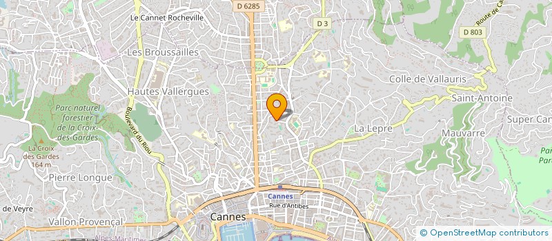localisation de l'entreprise MADAME CATHERINE JOLY  CANNES