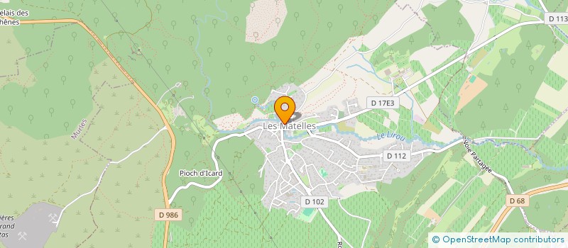 localisation de l'entreprise MADAME CATHERINE JOLY  LES MATELLES