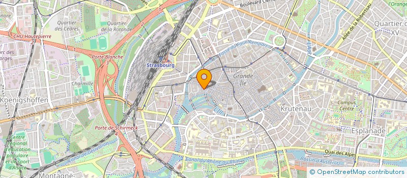 localisation de l'entreprise MADAME CATHERINE JORDY à STRASBOURG