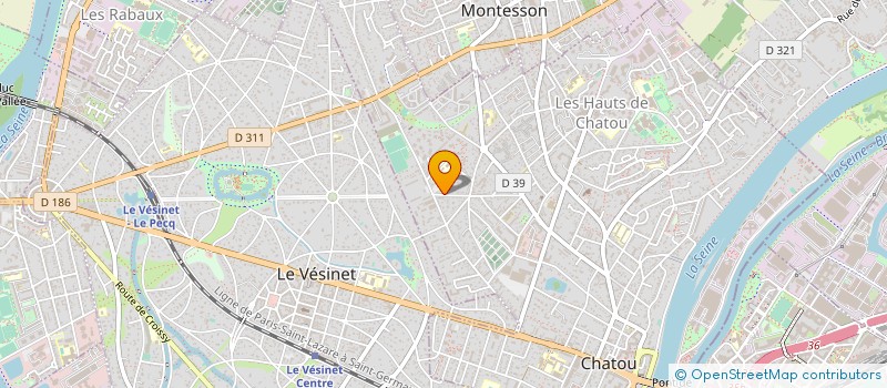 localisation de l'entreprise MADAME CATHERINE JOSSET à CHATOU