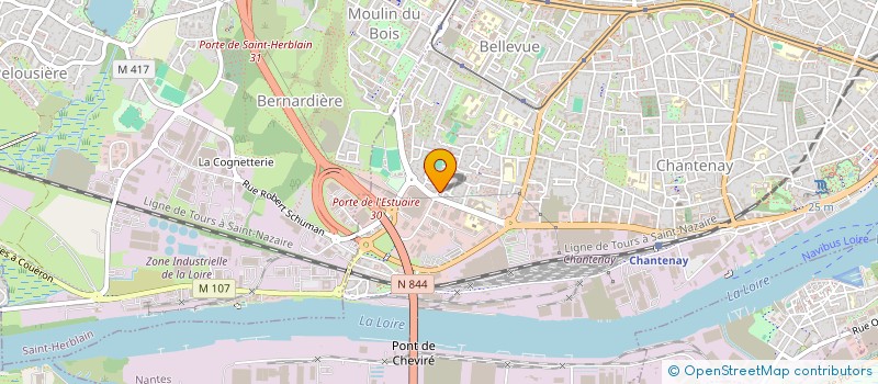 localisation de l'entreprise MADAME CATHERINE JOUAN  NANTES