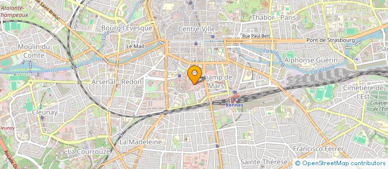 localisation de l'entreprise MADAME CATHERINE JOURDAIN  RENNES