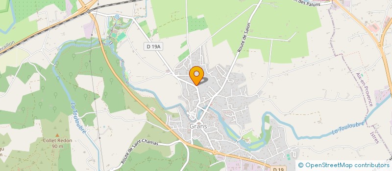 localisation de l'entreprise MADAME CATHERINE JOURDAN  GRANS