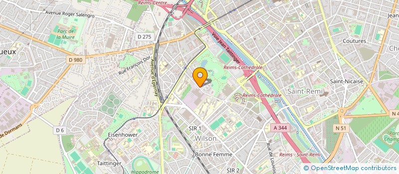 localisation de l'entreprise MADAME CATHERINE JOVET  REIMS