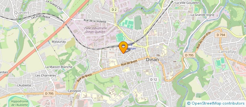 localisation de l'entreprise MADAME CATHERINE JOYEUX à DINAN