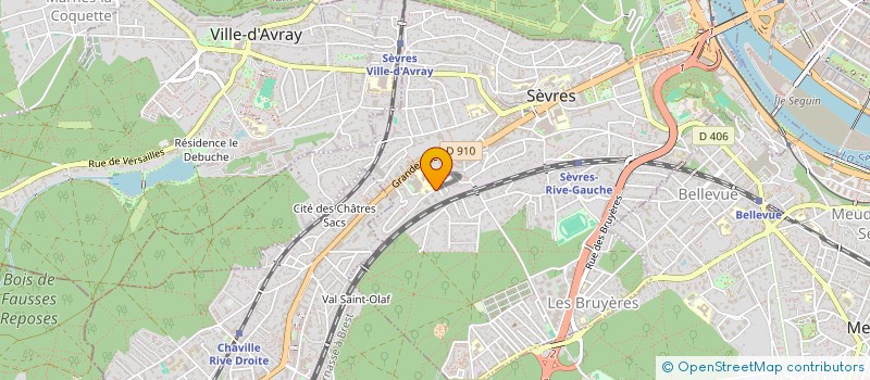 localisation de l'entreprise MADAME CATHERINE JULES à SEVRES