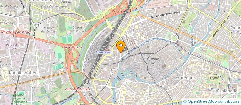 localisation de l'entreprise MADAME CATHERINE JUNG  STRASBOURG