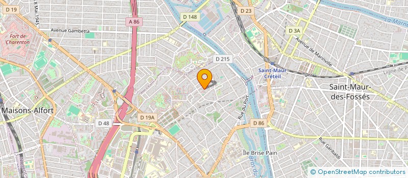 localisation de l'entreprise MADAME CATHERINE JUNGES  CRETEIL