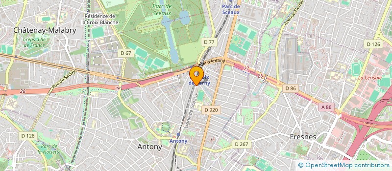 localisation de l'entreprise MADAME CATHERINE JUNQUA à ANTONY