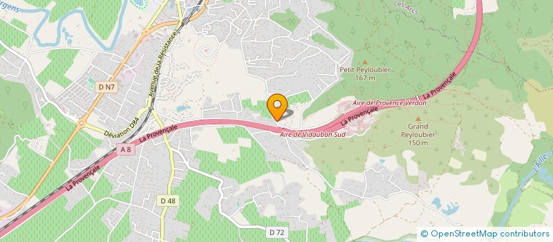 localisation de l'entreprise MADAME CATHERINE KAELBEL  VIDAUBAN