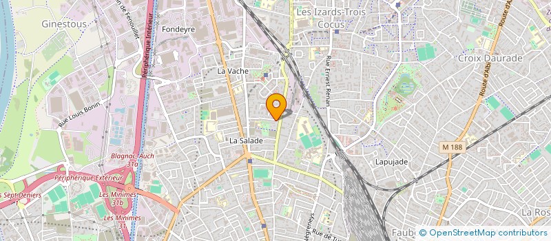 localisation de l'entreprise MADAME CATHERINE KAUFFMANN à TOULOUSE