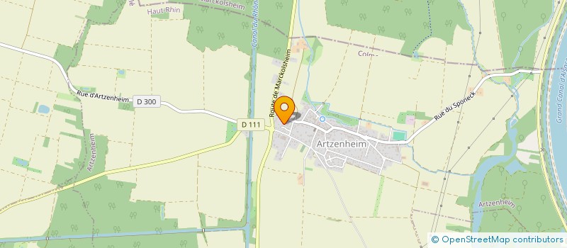 localisation de l'entreprise MADAME CATHERINE KAUFFMANN  ARTZENHEIM