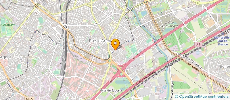 localisation de l'entreprise MADAME CATHERINE KERDONCUFF à MONTPELLIER