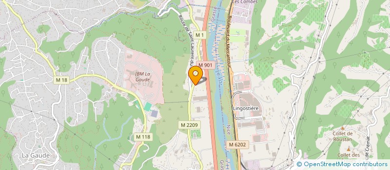 localisation de l'entreprise MADAME CATHERINE KERINEC  LA GAUDE