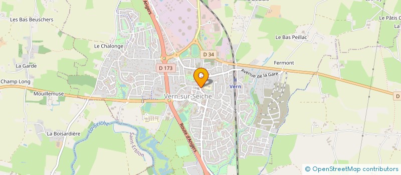 localisation de l'entreprise MADAME CATHERINE KERLOC'H à VERN-SUR-SEICHE