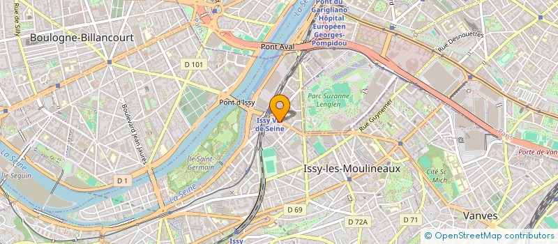 localisation de l'entreprise MADAME CATHERINE KERREVEL à ISSY-LES-MOULINEAUX