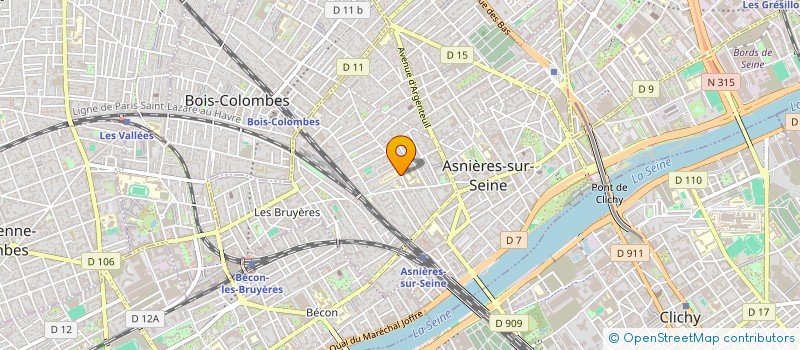 localisation de l'entreprise MADAME CATHERINE KERVIEL à ASNIERES-SUR-SEINE