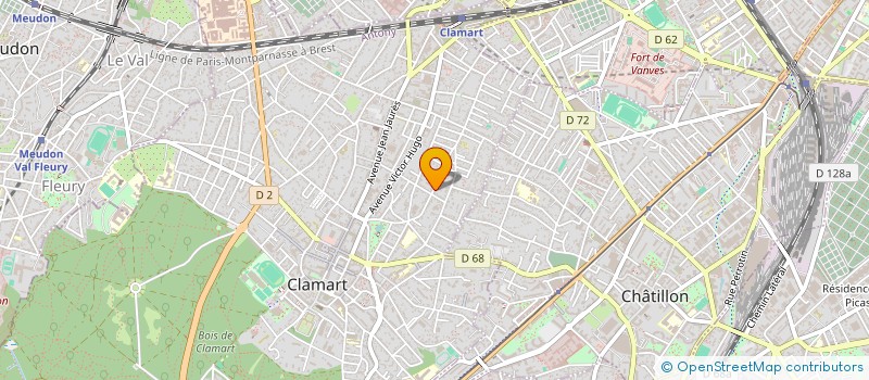 localisation de l'entreprise MADAME CATHERINE KETTERER à CLAMART