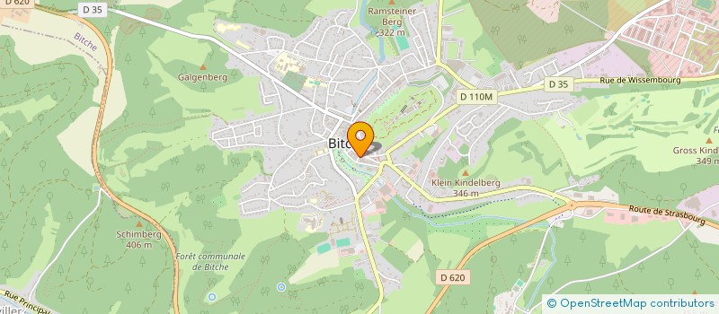 localisation de l'entreprise MADAME CATHERINE KLEIN à BITCHE