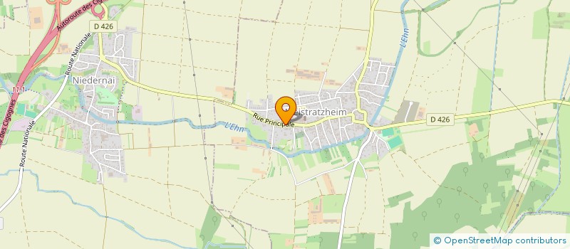 localisation de l'entreprise MADAME CATHERINE KLEIN  MEISTRATZHEIM