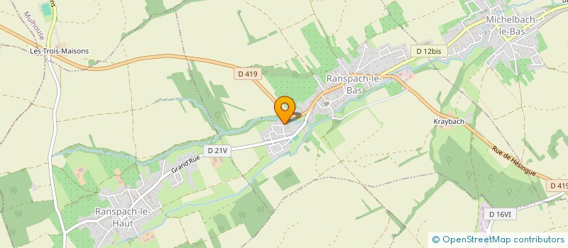 localisation de l'entreprise MADAME CATHERINE KLEINMANN  RANSPACH-LE-BAS