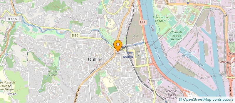 localisation de l'entreprise MADAME CATHERINE KLOCKENBRING  OULLINS-PIERRE-BENITE