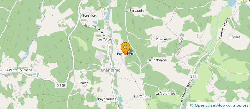 localisation de l'entreprise MADAME CATHERINE KLOPOCKI  CHANTERAC