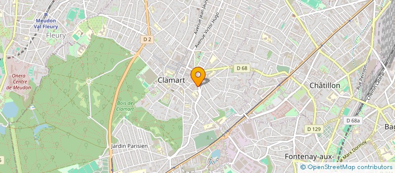localisation de l'entreprise MADAME CATHERINE KOCYAN à CLAMART