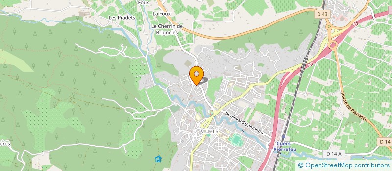 localisation de l'entreprise MADAME CATHERINE KREZEL à PIERREFEU-DU-VAR