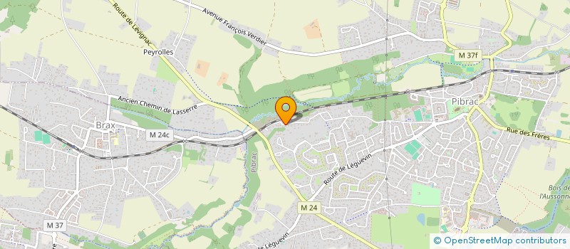 localisation de l'entreprise MADAME CATHERINE KRIEGER  PIBRAC