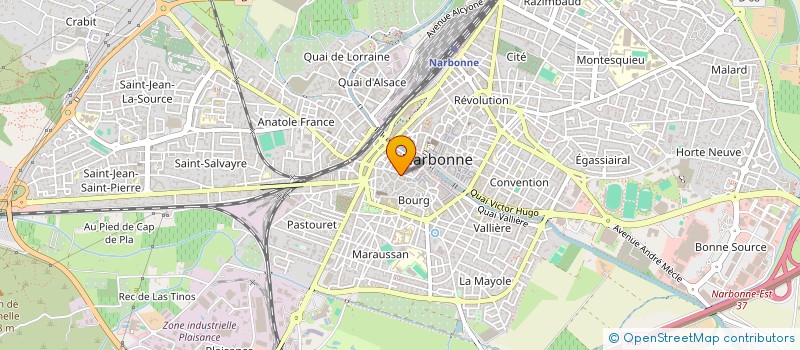 localisation de l'entreprise MADAME CATHERINE KRIER à NARBONNE