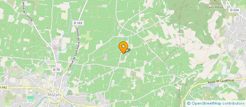 localisation de l'entreprise MADAME CATHERINE L'HOTE  MAZAN