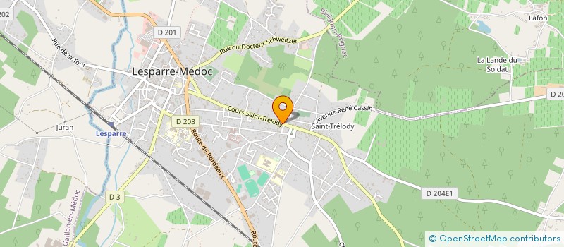 localisation de l'entreprise MADAME CATHERINE L HYVER  LESPARRE-MEDOC