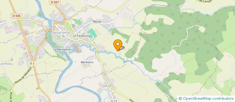 localisation de l'entreprise MADAME CATHERINE LABARERE  DOGNEN