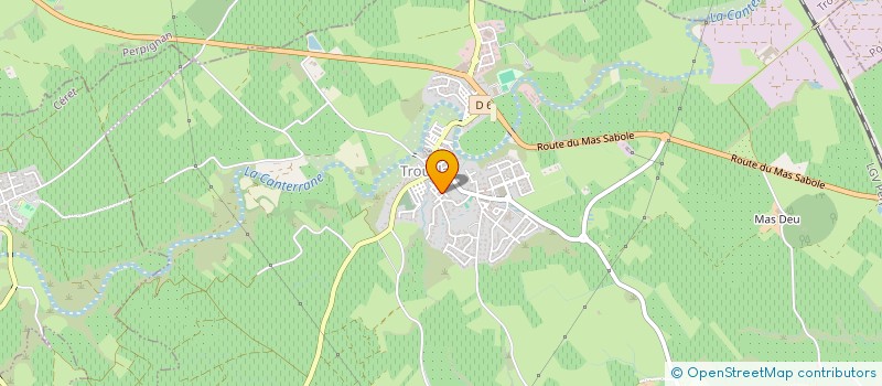 localisation de l'entreprise MADAME CATHERINE LABRO  TROUILLAS