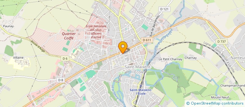 localisation de l'entreprise MADAME CATHERINE LAC  SAINT-MAIXENT-L'ECOLE