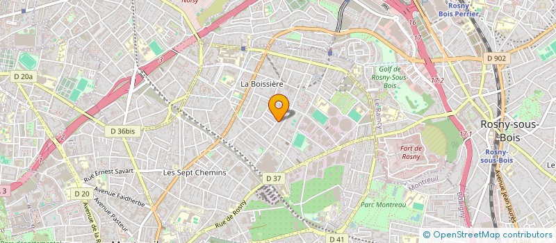 localisation de l'entreprise MADAME CATHERINE LACAISSE à MONTREUIL