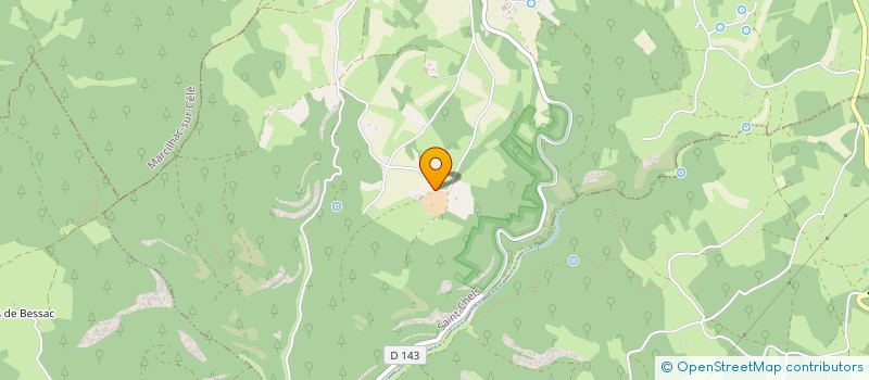 localisation de l'entreprise MADAME CATHERINE LACAM  SAINT-CHELS