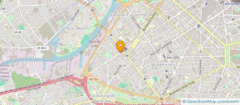 localisation de l'entreprise MADAME CATHERINE LACOLLEY  LILLE