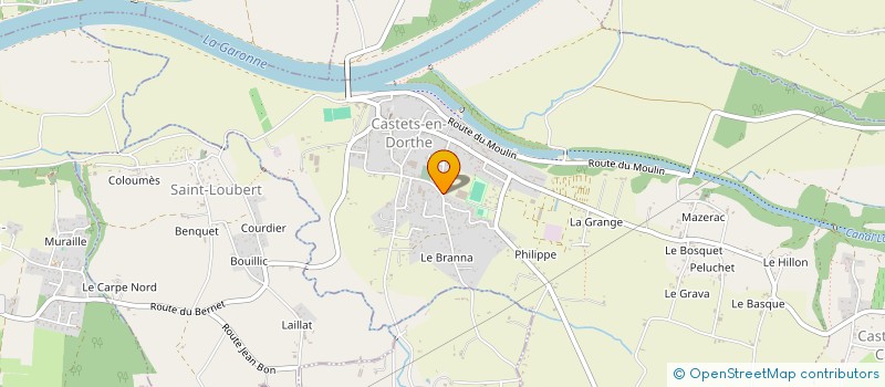 localisation de l'entreprise MADAME CATHERINE LACORTE  CASTETS ET CASTILLON