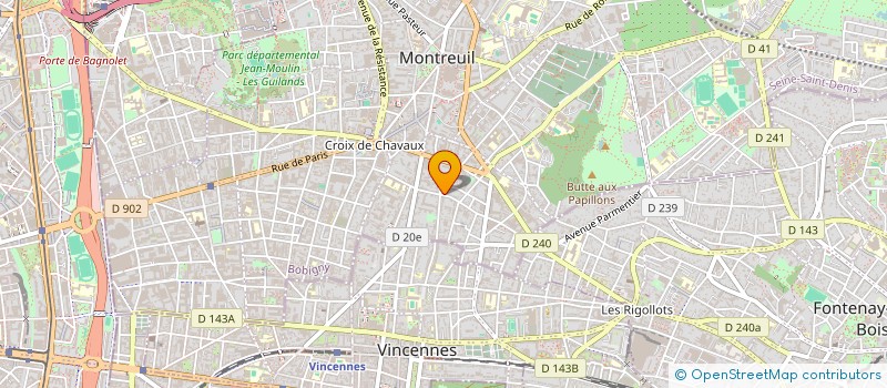 localisation de l'entreprise MADAME CATHERINE LACOSTE à MONTREUIL
