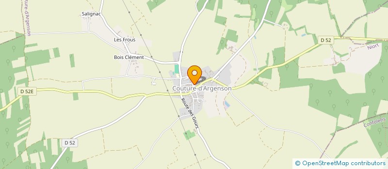 localisation de l'entreprise MADAME CATHERINE LACOTTE  COUTURE-D'ARGENSON