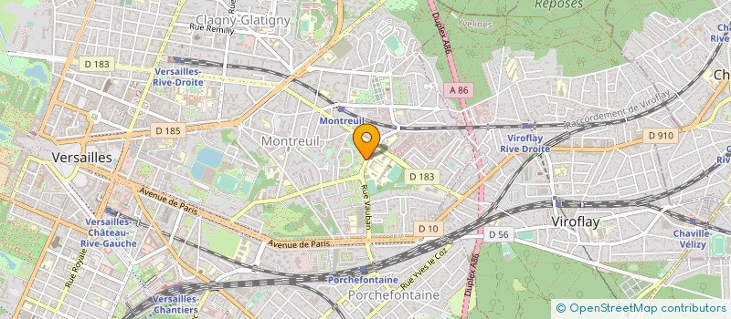 localisation de l'entreprise MADAME CATHERINE LACROIX à VERSAILLES