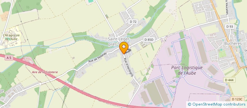 localisation de l'entreprise MADAME CATHERINE LACROIX  SAINT-LEGER-PRES-TROYES