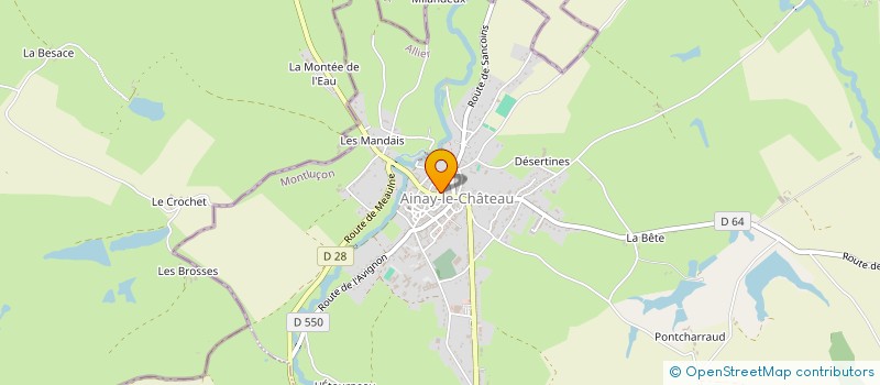 localisation de l'entreprise MADAME CATHERINE LADENT à AINAY-LE-CHATEAU